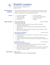 Maybe you would like to learn more about one of these? Social Media Manager Resume Examples Marketing Livecareer