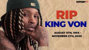 Chicago drill rapper who broke through with his viral single crazy story. en.wikipedia.org King Von A Chicago Light Dimmed Too Soon Youtube