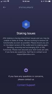 You get to retain full control over your private keys, and you can withdraw your tokens at any time. Staking Issues Hi I M New To Exodus And This Is The First Time I M Staking In It I Tried To Google It But Did Not Find Anything Clear Enough Does Anyone Have