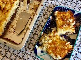 Jetzt ausprobieren mit ♥ chefkoch.de ♥. Schokokuchen Mit Karamellisierten Kokosflocken Variante Des Schwedischen Toscakuchens Ganz Normale Mama