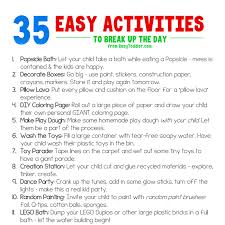Search the refrigerator at the middle of the night and see what's there to eat start with a fake laugh and continue until you get a real one imagine that you are talking to an alien 35 Easy Activities For Kids Stuck At Home Busy Toddler