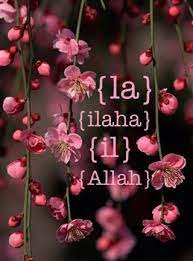 La Ilaha Ilallah On Cherry Blossoms English Transliteration La Ilaha Il Allahthere Is No Deity Besides Allah From The Islam Facts Islamic Quotes Learn Islam