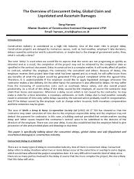 Malayan cases mlj the court in malaysia have concluded that the distinction between liquidated damages and penalties does not apply, the situation being governed by section 75 of the contracts act which has. Concurrent Delay Damages Liquidated Damages