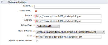 In salesforce classic from setup, enter apps , then. 4 8 5 4 Saml2 Scenario With Exo Platform And Salesforce