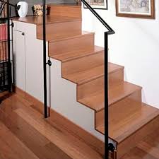 Concrete step make over with wood decking. Solid Wood Step Covering Stairs And Risers Design Parquet
