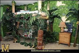 Most parents want to use jungle theme for their baby because it is neutral theme. Decorating Theme Bedrooms Maries Manor Jungle Theme Bedrooms Safari Jungle Themed Wild Animals Jungle Animals Wild Safari Bedroom Ideas Tropical Jungle Theme Jeep Beds Wild Animal