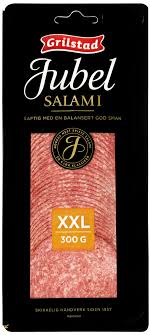 Grilstad trekker også tilbake et mindre parti med grilstad spekeskalker, fordi det kan inneholde avskjær fra de berørte partiene med jubelsalami. Grilstad Jubelsalami 300g Coop No
