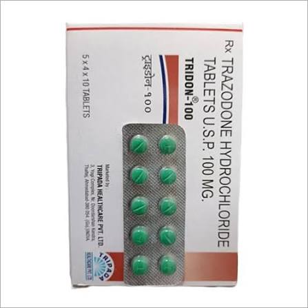 100 Mg Trazodone Hydrochloride Tablets General Medicines General Medicines at 110.00 INR at Best Price in Nalasopara | Angel Pharmaceutical