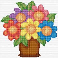 Learn to make your own colorful bracelets of threads or yarn. Flowers 4189 Cross Stitch Flowers Simple Cross Stitch Free Cross Stitch Designs