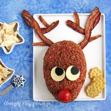 Reindeer Cheese Ball Fun Christmas Appetizer Hungry Happenings Recipe Best Christmas Appetizers Best Christmas Recipes Cheese Ball