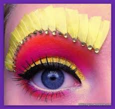 Easter Chicken P Makeup Geek Fantasy Makeup Peacock Eye Makeup