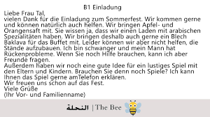 B1 brief schreiben { einladung zum hochzeit } telc prüfung b1. Brief Einladung B1 Youtube