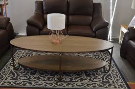 Modern rustic vintage industrial wooden metal coffee table. Camden Coffee Table Rustic Oak Metal Industrial Chic