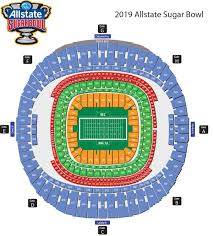 Methodical New Orlean Superdome Seating Chart Superdome