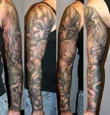 Tattoos Paul Booth Demon With Angels And Succubi Sleeve Tattoo Paul Booth Sleeve Tattoos Garter Tattoo