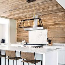 Amazon.com has been visited by 1m+ users in the past month Gzbtech Linear Kitchen Island Pendant Lighting 4 Light Matte Black Gold Metal Chandelier 53 15 Height Adjustable Contemporary Hanging Light Fixture For Dinning Living Room Over The Table Pricepulse