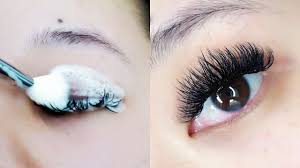 If you have to wash your face or shower, then do a quick wash or shower and dry them right after and follow with brushing your lashes. How To Clean Lash Extensions Youtube