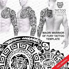 Xăm hình maori trên cơ thể giúp phái mạnh phô bày sự nam tính và quyến rũ của mình. Maori Warrior Of Fury Vector Tattoo Template Stencil Tattoo Wizards