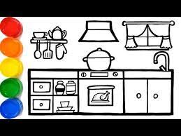 There's also a phone and working chalkboard where kids can write the day's menu or notes for the chef. Polly O Recipes Book Glitter Kitchen Coloring And Drawing For Kids Toddlers Jolly Toy Art
