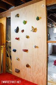 Since we built an adjustable climbing wall, we had to do extra research on how to build a structure that was safe and wouldn't collapse on a climber. Build A Kids Climbing Wall