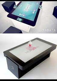 Tabata Touch Screen Durable And Waterproof Coffee Table Gwyl Io Touch Screen Table Touch Screen Cool Inventions