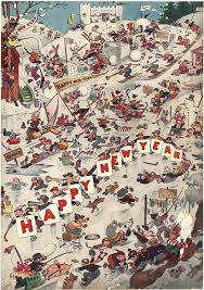 Here Is A Selection Of Harrison Cady S Birds Eye View Illustrations For Boys Life Magazine New Year Illustration History Of Illustration Bristol Board
