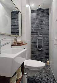 Ensuite in a small space, just make sure you get some light and ventilation into your room, a skylight (if you can) modern designs for small bathrooms. Contemporary Narrow Bathroom Ideas Small Narrow Bathroom Modern Bathroom Remodel Modern Small Bathrooms