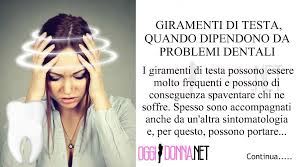 I Giramenti Di Testa Possono Dipendere Da Problemi Ai Denti