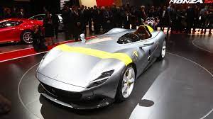 So these are going to be limited. Ferrari Monza Sp1 Sp2 Speedsters Arrive In Style For Paris Debut
