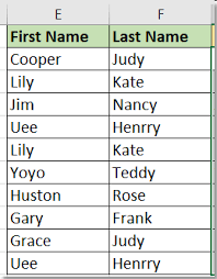 This will prevent future layout issues, querying problems, and who knows what else. How To Find And Highlight The Duplicate Names Which Both Match First Name And Last Name In Excel