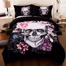 Inked shop has selected funny, gothic bedding, punk rock bedding and rockabilly bedding that will help your room to represent you. Skull Dead Duvet Cover Bedding Set Twin Queen King Size Rebel Punk Soft Gothic Ebay
