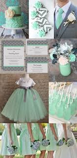 Mint Green And Gray Wedding Colors From Top Left Cake By Bloom Cake Co Bridal Party Clutches By All Gray Wedding Colors Wedding Colors Wedding Theme Colors