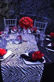 Obviously I M Only Pinning This For The Zebra Lol Meghan Murphy Black Wedding Decorations Zebra Wedding Black Red Wedding