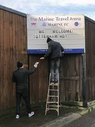 Since 2015, it has been known as the emirates fa cup after its. Matchday Tottenham Plays 8th Tier Marine In Fa Cup Mismatch