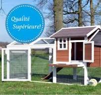 Poulailler mobile Extérieur en bois de haute qualité 248 cm ...