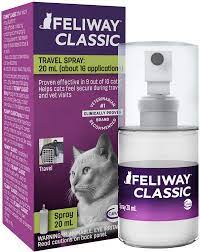 Amazon Com Ceva Animal Health Feliway Cat Calming Pheromone Spray 20ml No 1 Vet Recommended Solution Reduce Anxiety For Vet Visits Travel Loud Noises And More Pet Supplies