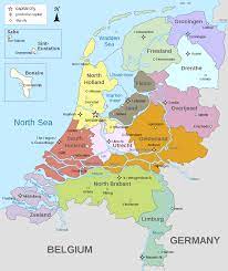 Detailed clear large political map of netherlands showing city capital, major cities, towns, provinces and boundaries with other countries. Provinces Of The Netherlands Wikipedia