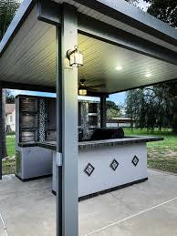 Customize your kitchen with top of the line finishes and appliances. Barbecue Islands Extreme Backyard Designs