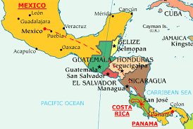 North america map and satellite image. Mapa America Central South America Map Map America