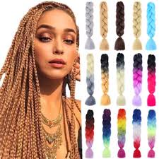 Pelo colores trenzas