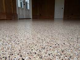 Roll On Rock Flooring Installed In Glendale Arizona Rock Floor Floor Installation Epoxy Floor