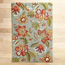 Light brown outdoor border runner rug. Fen Floral Blue Rug Pier 1 Imports Floral Rug Rugs Rugs And Door Mats