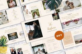 Enthält word, excel und powerpoint. Rafara Wedding Powerpoint Templates By Yumnacreative Thehungryjpeg Com