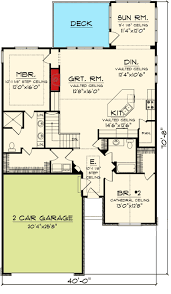 Browse modern open concept home designs, layouts with basement & more. Charming 2 Bedroom Ranch Home Plan 89860ah Architectural Designs House Plans