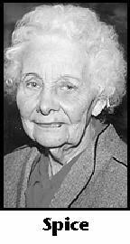 MARY SPICE Obituary (2010)