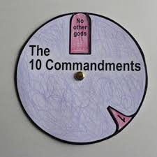 No other gods before me (download in pdf). 10 Commandments Wheel Bible Crafts By Jenny