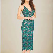 Dress The Population Dresses Dress The Population Aurora Kelly Green Lace Dress Poshmark