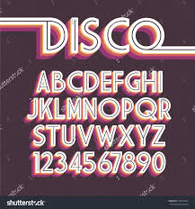 Image Result For 80 S Disco Font Aesthetic Fonts Retro Font Retro Typography
