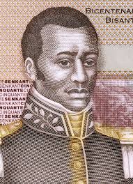 Billet De 10 Gourdes. Banque D'Haïti. Fragment : Mme Suzanne Belair Sanite  Du Lieutenant 1802 1781. Scène De Bataille. Les Armoiri Image stock