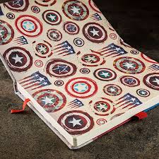Captain America Metal Shield Premium Journal Captain America Captain Marvel